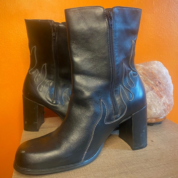 Harley-Davidson Shoes - Harley Davidson flame boots